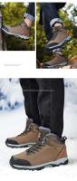 Zapatillas de deporte de algodón de diseñador para hombre, calzado deportivo de senderismo y Trekking de corte bajo con encaje, calzado cómodo para caminar para otoño - details 6