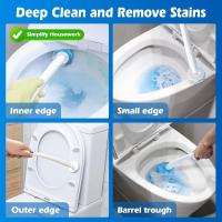 40 Pcs Limpieza De Inodoro Con Varita Deschirable Compatible Con Escobas De Inodoro Clorox Cabeza De Escoba Para Limpieza Doméstica Material Plástico - details 1