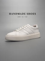 Zapatos de tablero hechos a mano de suela gruesa, ligeros y transpirables, versátiles, pequeños zapatos blancos de gama alta - details 2