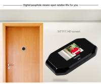 Mirilla inteligente electrónica puerta remoto monitor Timbre con camara exterior - details 10