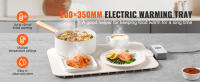 SucceBuy Bandeja calefactora eléctrica, tapete calentador de alimentos para buffet, calentador de alimentos de silicona enrollable y portátil con 4 configuraciones de temperatura ajustables, apagado automático y bloqueo para niños, ideal para fiestas y ca - details 0