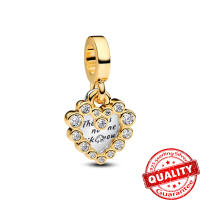 Increíble nueva Plata de Ley 925, abalorio rosa divisible para amor y madre e hija, compatible con Pulsera Original, regalo de joyería DIY para el Día de San Valentín - details 5
