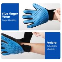 Guantes de depilación para perros y gatos, suministros de limpieza para mascotas, limpiador de pelo flotante, guantes de mano para gatos - details 3