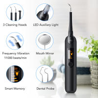 Kit de blanqueamiento Dental eléctrico, raspador Dental con espejo para la boca, para eliminar manchas de sarro cuidado bucal, limpiador de dientes - details 3