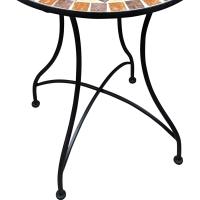 Mesa de Balcón Mosaico Jardín Redonda Mediterránea - Auxiliar, 60 cm - details 3