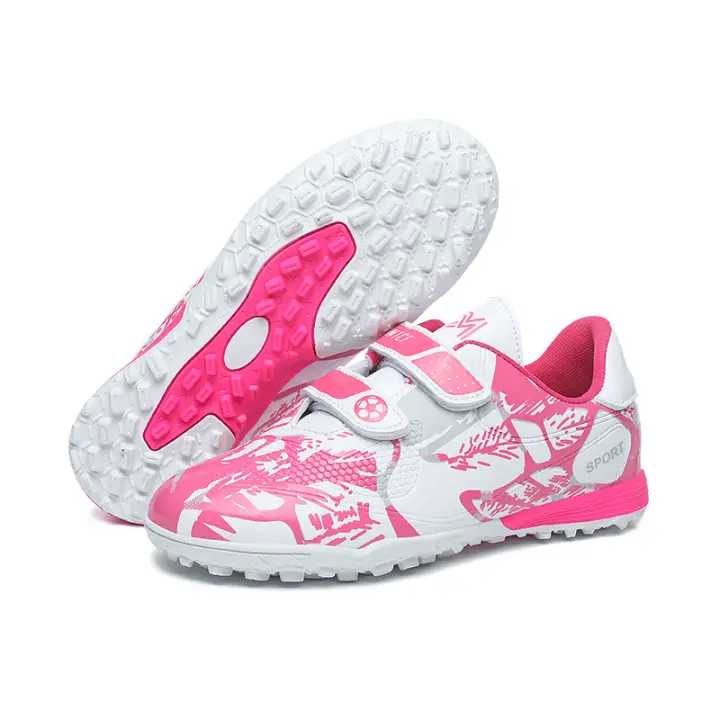 Zapatos de Fútbol de Cuero para Niños Suela Antideslizante Forro de Cuero - 1