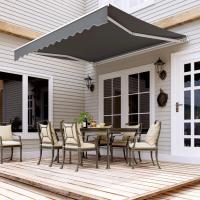 Toldo Manual plegable retráctil con manivela, protección solar, Anti-UV e impermeable, poliéster para patio, balcón, restaurante - details 7