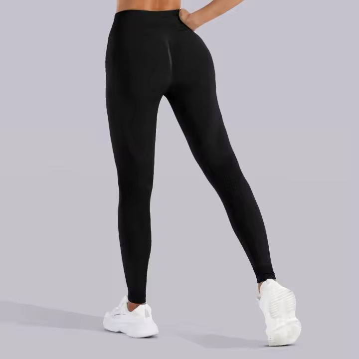 Mallas deportivas sin costuras para mujer, Leggings de cintura alta con realce, ropa de Yoga, gimnasio, correr, secado rápido - 1