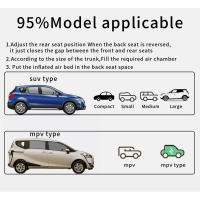 Colchón inflable para viaje en coche, cama de aire para SUV, Camping, asiento trasero con bomba y 2 almohadas - details 9
