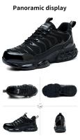 Zapatos De Seguridad Para El Trabajo Con Cojín De Aire Para Hombre Y Mujer, Zapatillas De Trabajo Transpirables, Con Punta De Acero, Calzado Protector De Seguridad Antiperforación, Verano - details 10