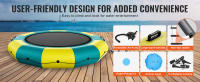 SucceBuy Trampolín de agua inflable de 13 pies, plataforma de natación, juguete de rebote para piscina y lago, diversión flotante al aire libre, material de PVC duradero - details 3