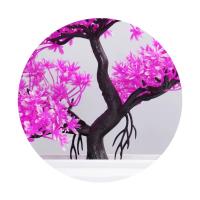Plantas artificiales bonsái árbol pequeño simulación plantas en maceta mesa adornos en maceta para Hotel jardín decoración del hogar flor falsa - details 4