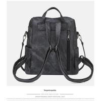 Mochila Antirrobo Impermeable para Mujer, bolso de Cuero PU, Hombro informal, Gran para Viaje, Trabajo y Escuela - details 5