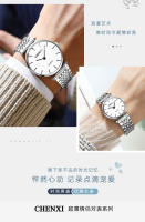 Reloj de hombre con correa de acero ultrafina para mujer, reloj de cuarzo informal a prueba de agua, reloj de pareja con tendencia de moda. - details 5