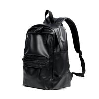 Mochila de viaje de cuero PU para hombre, morral escolar de negocios de color sólido, a la moda, novedad de 2022 - details 11