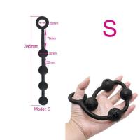 Leten 2 to7cm Big BeadsButt silicona Dilatador bolas expansor Anal Plug dilatador vaginal juguetes sexuales para mujeres hombres Buttplug - details 6