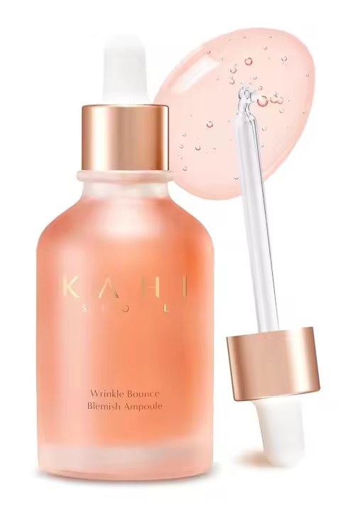 KAHI-suero corrector de manchas de colágeno, rebote de arrugas, imperfecciones, para piel, ampolla coreana, aceite Facial, cuidado Facial, 1,69 fl oz - 1