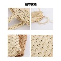Bolso de playa sencillo, bolso tejido de cuerda de papel hecho a mano, versátil para viajes y vacaciones - details 7