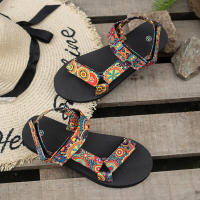 Verano plano ligero con sandalias de playa de punta redonda para mujer - details 10