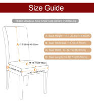 Coolazy-Funda de LICRA para Asiento de Comedor, Fundas Elásticas impermeables para Sillas de boda, 1 pieza - details 3