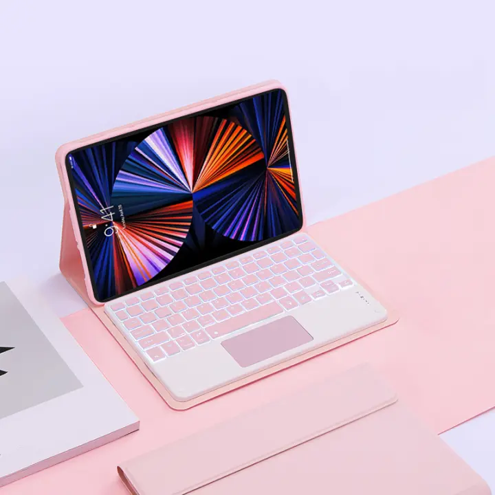 Teclado retroiluminado en español, Touchpad para Lenovo Tab M10 Plus, 3. ª generación, funda de 10 y 6 pulgadas para Lenovo M10 Plus, 3. ª generación - 1