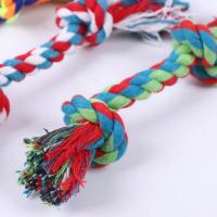 Juguete Dental para Perros Nudo de Cuerda de Algodón Resistente a Mordiscos para Cachorros y Perros Pequeños Alivia los Dientes de Limpieza Dental - details 2