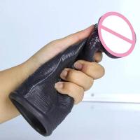 Leten Extender Realistic Condom Delay Ejaculation Sleeve Dick Male Dildo Sex Toys for Men Adult Erotic Goods - details 7