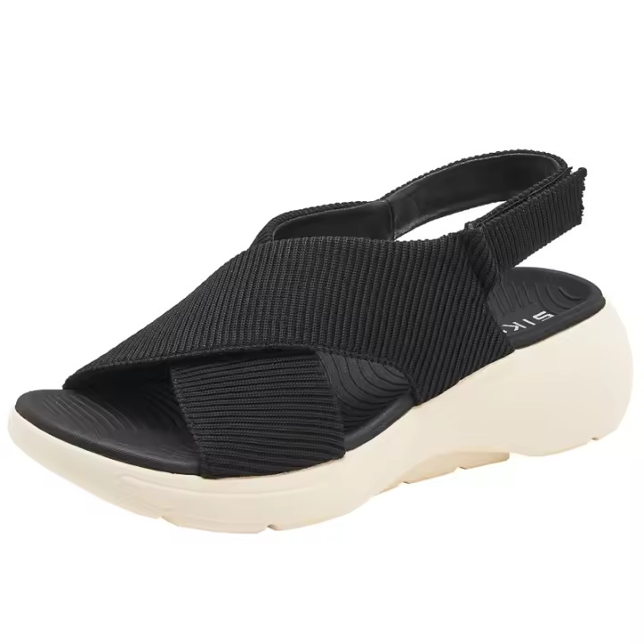 Sandalias de plataforma, ligeras, antideslizantes y cómodas, zapatos deportivos casuales con velcro para mujer - 1