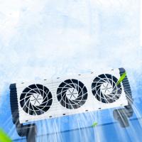 Ventilador de refrigeración para tanque de peces, 1/2/3/4/5 cabezales, UE/EE. UU./Reino Unido, velocidades ajustables, enfriador de acuario, Reduce el calor, poco ruido - details 7