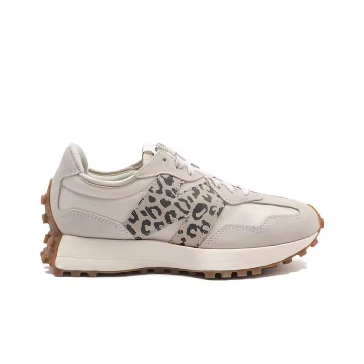 LETEN 【100% auténtico】 NB 327 Estampado de leopardo hombres mujeres Cómodas pegatinas de pared retro antideslizantes y resistentes al desgaste para correr - 1