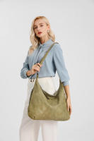 Bolso de hombro de piel sintética para mujer, conjunto de tres piezas, suave - details 68