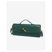 Porta archivos bolso cruzado portátil Horizontal primavera y verano nuevo bolso tejido de cuero suave - details 11