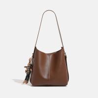 Bolso de cubo de cuero suave para mujer, nicho de sentido Premium, nuevo temperamento, bolso de mensajero simple de gran capacidad - details 2