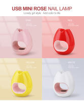 Lámpara LED UV para uñas, Mini secador de uñas profesional para manicura, máquina de manicura eléctrica portátil con línea USB, 8W - details 4