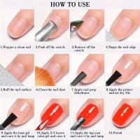 Kit de cuidado de uñas profesional de 4 piezas, deshidratante hipoalergénico e imprimación, gel de larga duración, sin olor - details 7