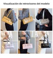 Bolso de las axilas de textura premium, bolso de hombro portátil informal versátil de estilo simple para viajar a la moda para mujer - details 2