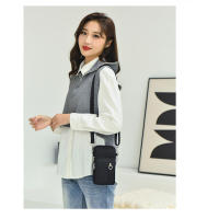 para bolso de mensajero para mujer, mini bolso pequeño para teléfono móvil, mujeres colgantes del cuello, , - details 6