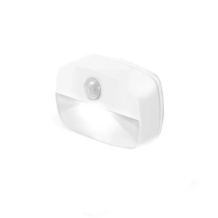 Luz LED nocturna para interiores con Sensor de movimiento, luces con pilas para pasillo, escalera, baño, armario y dormitorio - 1