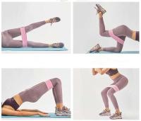 Bandas de resistencia para glúteos y muslos, bandas elásticas de entrenamiento para sentadillas, círculo, tiras elásticas para Fitness, bucles, equipo de gimnasio y Yoga - details 0