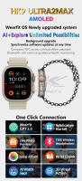 HK9 ultra 2 Max reloj inteligente, dispositivo con inteligencia Artificial IA, detección de frecuencia cardíaca, recordatorio de información, 1GB, AMOLED, novedad de 2024 - details 0