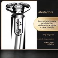 Nueva maquinilla de afeitar recargable para hombres, maquinilla de afeitar de viaje portátil de carga súper limpia eléctrica - details 1