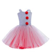 Vestido de Joker gris elegante, vestido, payaso espeluznante, ropa de Cosplay para fiesta de Carnaval para niños, disfraz de Halloween para niñas - details 13