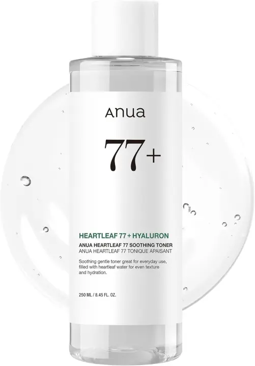 Anua Heartleaf 77 Soothing Toner I pH 5.5 Cuidado de los problemas, Calmante para la piel, Refrescante, Hidratante, Purificante, Libre de crueldad, - 1