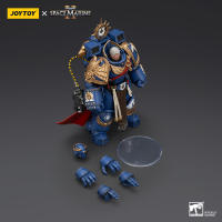 JOYTOY Figura de Acción Ultramarines Marneus Calgar Maestro de Capítulo con Blindaje MKX Gravis y Guantes Modelo Militar de Anime 40K - details 4