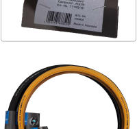 Schwalbe una pulgada 406 451 borde amarillo exterior durano 20*1,10 neumático de bicicleta plegable de diámetro de rueda pequeña 85-115PSI - details 9