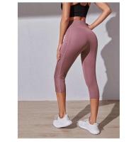 Shorts Deportivos de Cintura Alta para Mujeres Leggings Nude Levantamiento de Cadera Correr Yoga - details 14