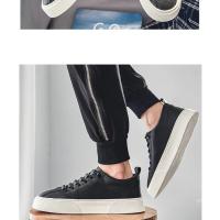 Zapatos Deportivos para Hombre Comodidad en Cuero Plano Moda Blanco Adecuado para Primavera y Otoño - details 20