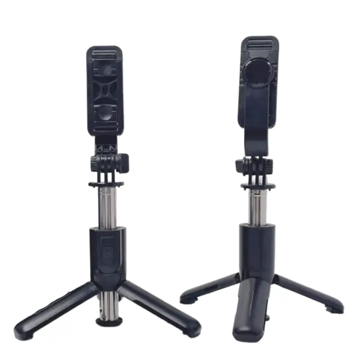PLAO SELFIE MINI Palo para selfies de teléfono móvil, control remoto, soporte para transmisión en vivo, trípode para fotografía al aire libre, mini portátil, adecuado para todo tipo de teléfonos móviles, Acrílico - 1