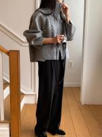 Suéter De Mujer, suéteres De invierno para Mujer, cárdigan Traf, tejido grande para Mujer, Ropa De abrigo De punto holgada De manga larga, Ropa De Mujer - details 12