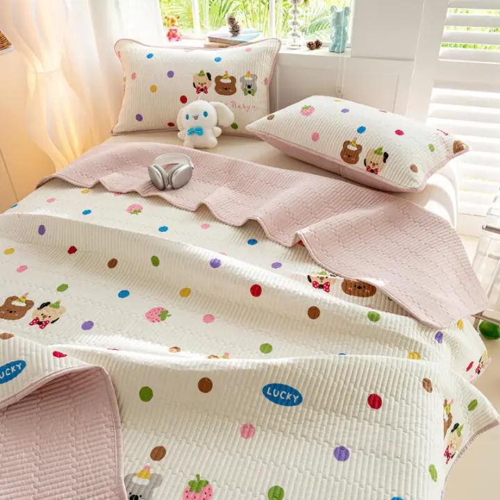 Juego de Cama de Algodón Puro para Niños Sábana de Tatami de Temporada Completa - 1